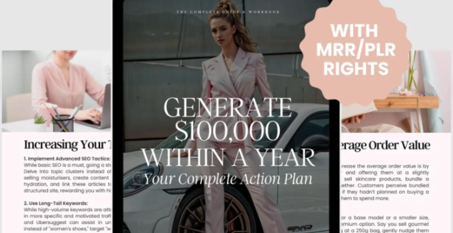 📦 ASSET: The $100k Revenue Blueprint(PLR Edition)