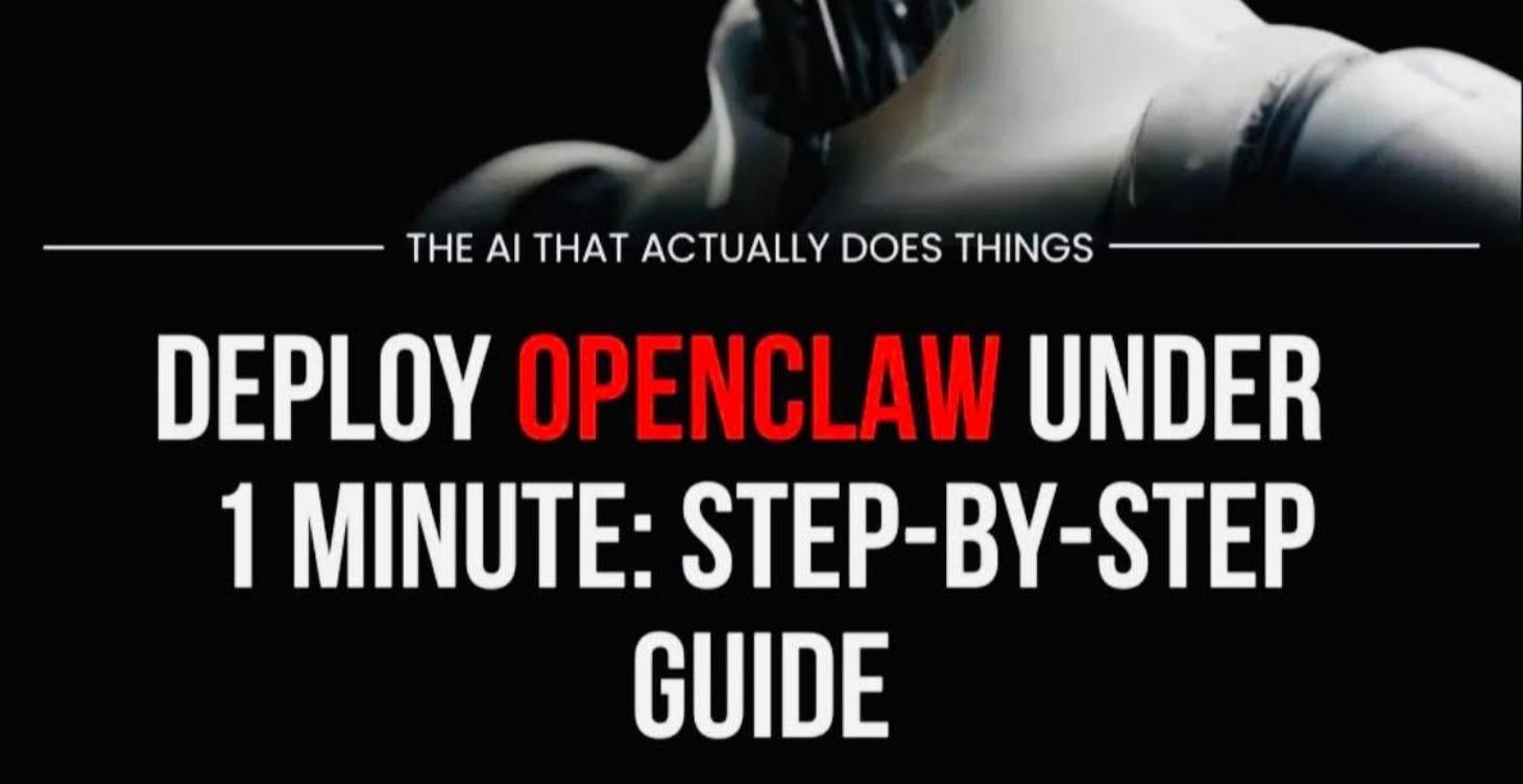 How to deploy OpenClaw (Clawdbot) in 1 minute