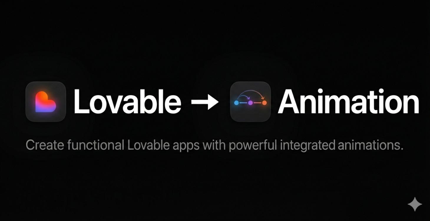 Animation X Lovable Full Course