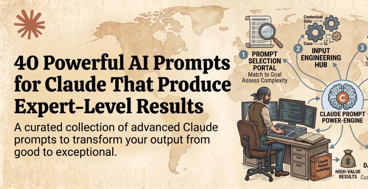 40 AI Prompts for Claude That Produce ExpertLevel