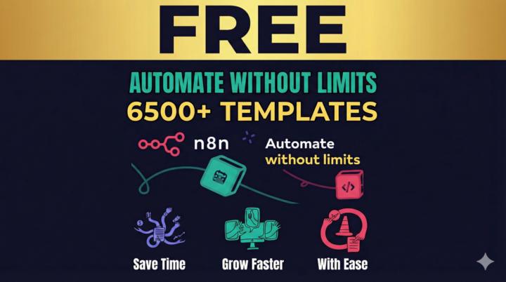 🚨 GIFT: I just uploaded 6,500+ n8n Automation Workflows.