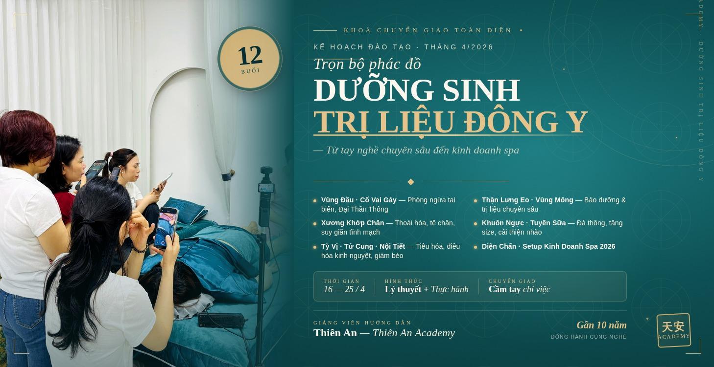 Khóa Truyền Nhân 12 Buổi Đào Tạo Chuyên Sâu