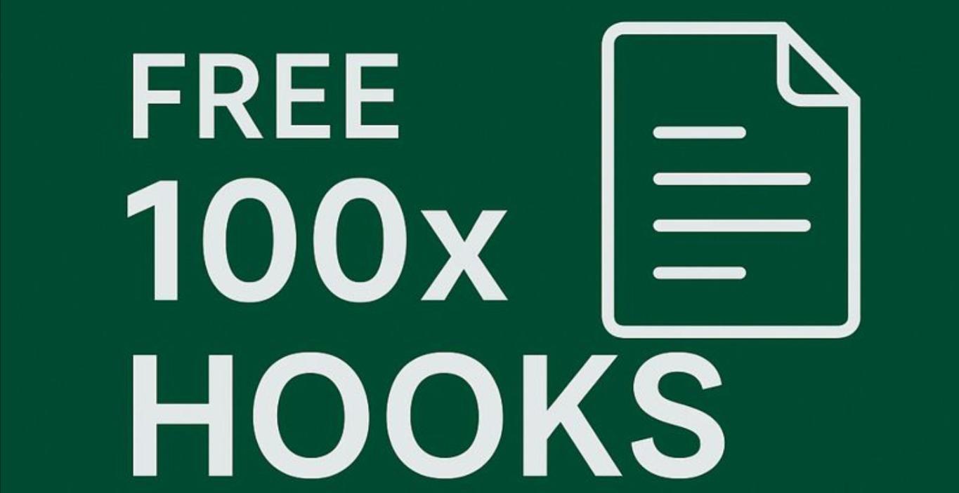 100x FREE HOOKS