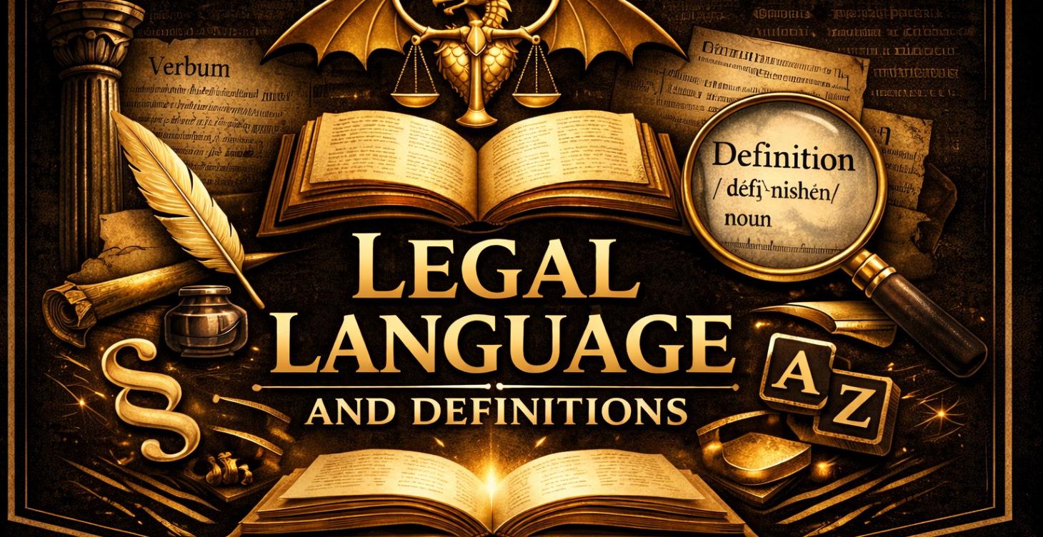 Course 6 : Legal Language and Definitions