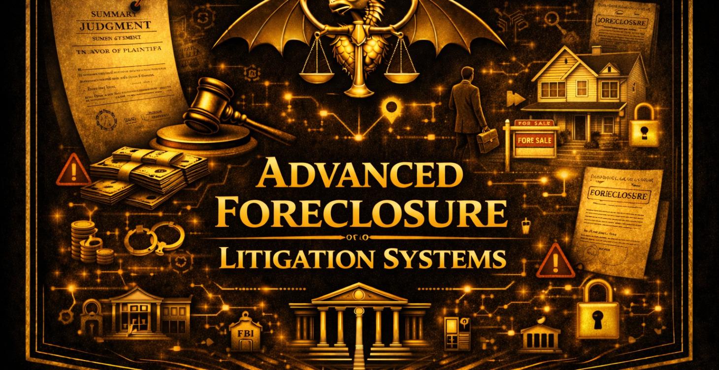 Course 12 : Advanced Foreclosure Litigation System