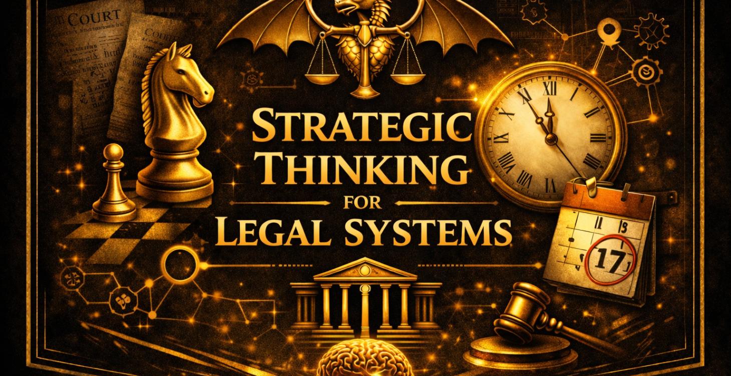 Course 8 : Strategic Thinking for Legal Systems