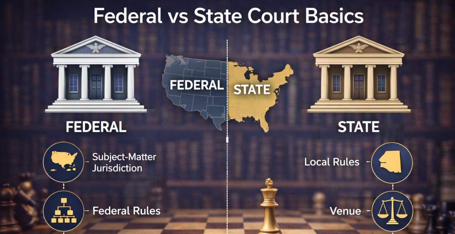 Course 4 : Federal vs. State Court Basics