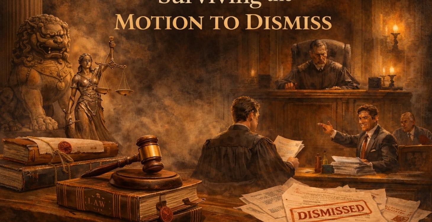 Course 26 : Surviving the Motion to Dismiss