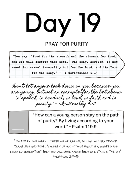 PRAYER JOURNAL - DAY 19