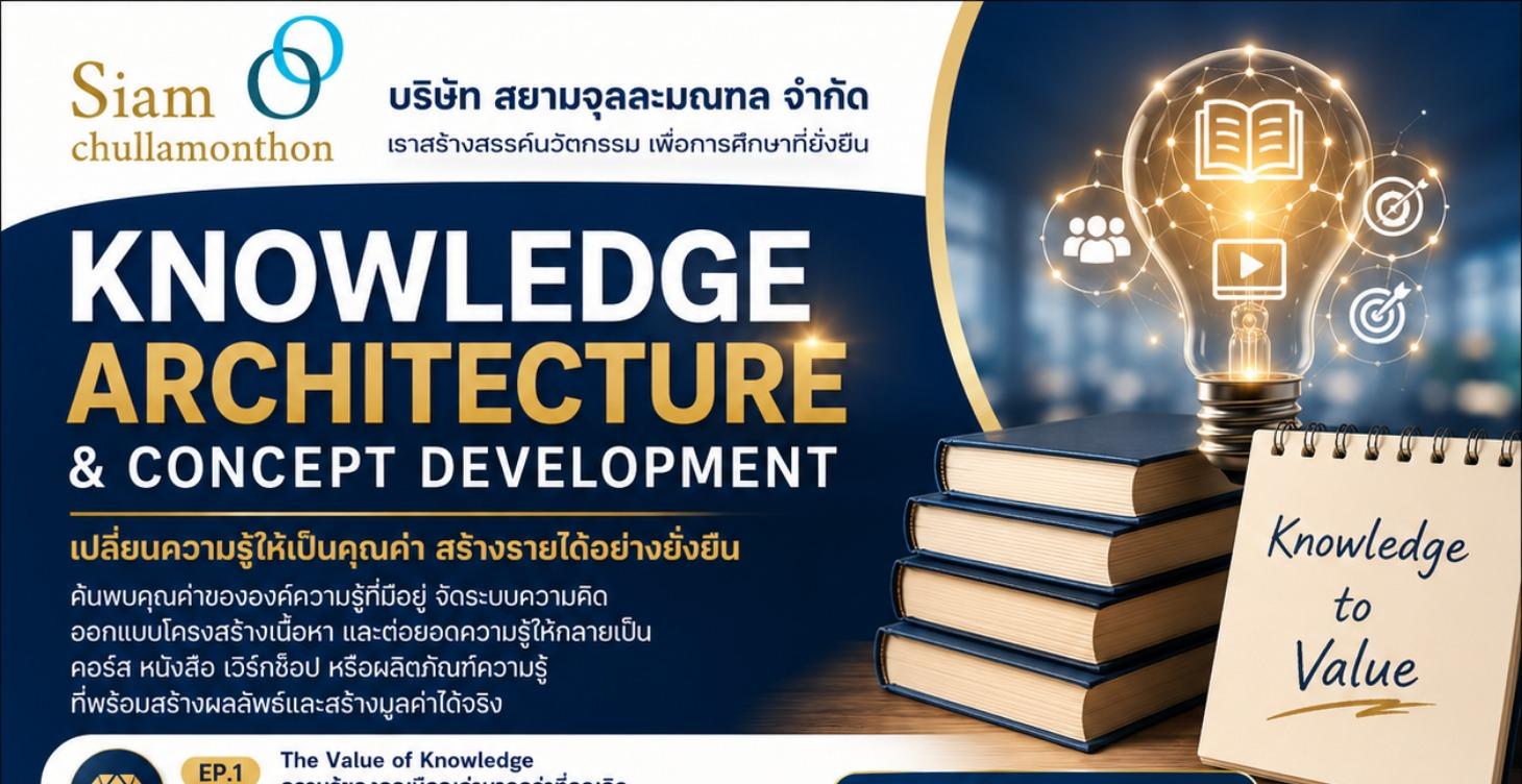 Academic to Creator จากผู้รู้สู่ผู้สร้าง