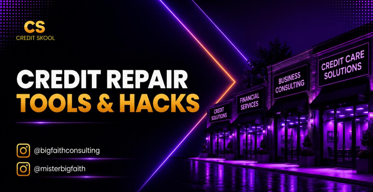 🛠️ Credit Repair Tools & Hacks