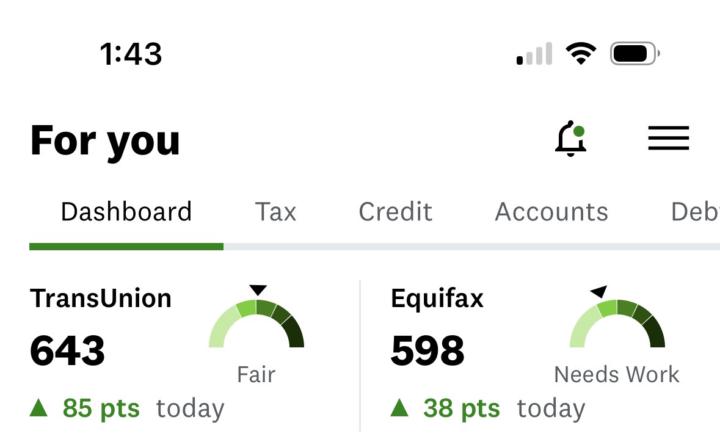 Credit score question