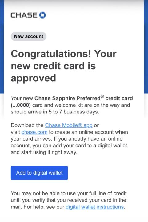 Chase Sapphire Approval!!!! 🥳🥳🥳🥳