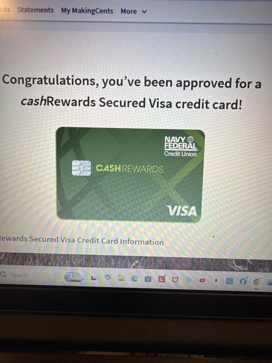Navy Federal Secured card