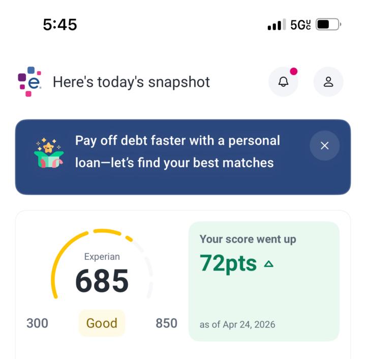 Score increase 