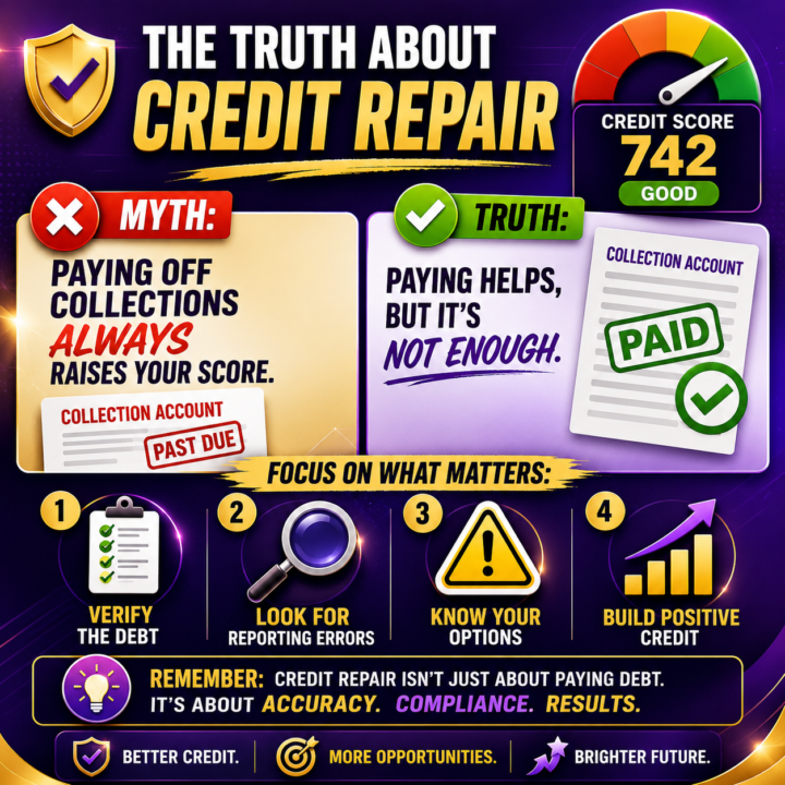 CREDIT REPAIR MYTH VS. TRUTH