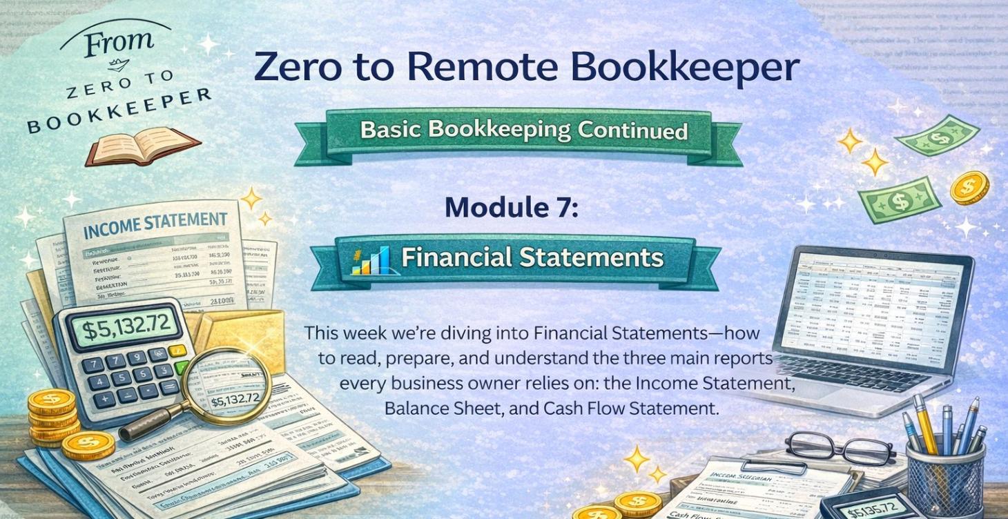 Module 7: Financial Statements 📊📈