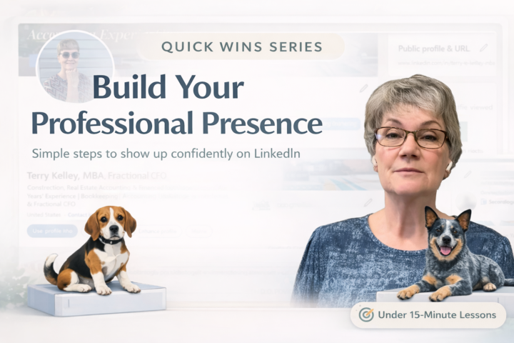 🌟 New mini series Now Available: Quick Wins – Build Your Professional Presence