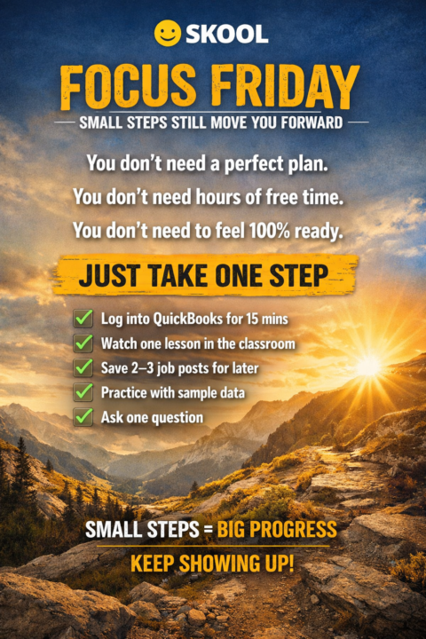 🔥 Focus Friday: Small Steps Still Move You Forward