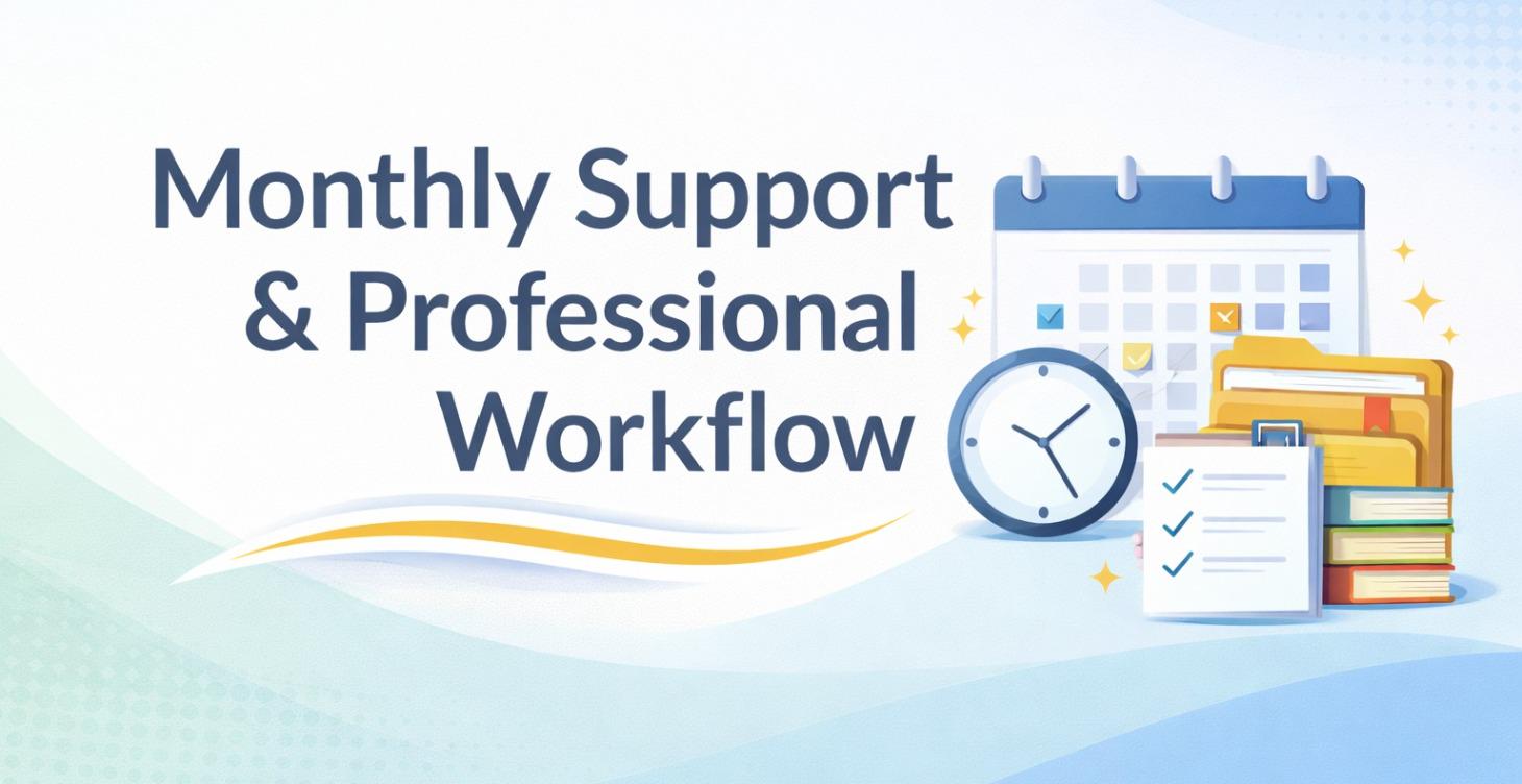 Monthly Support & Professional Workflow - Track 3