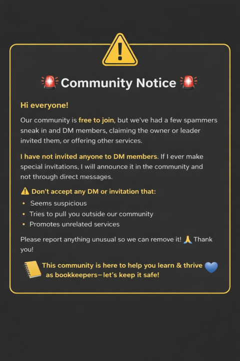 🚨 Quick Community Notice 🚨