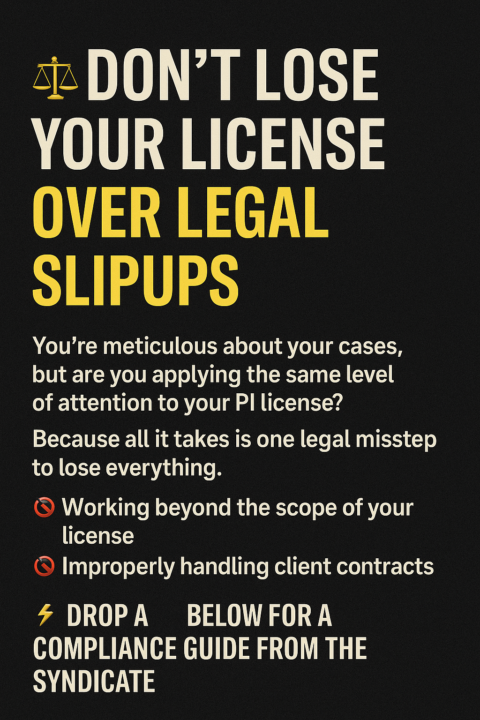 ⚖️💥 "Your License Isn’t Just Paper — It’s Your Shield & Sword." 💼🛡️