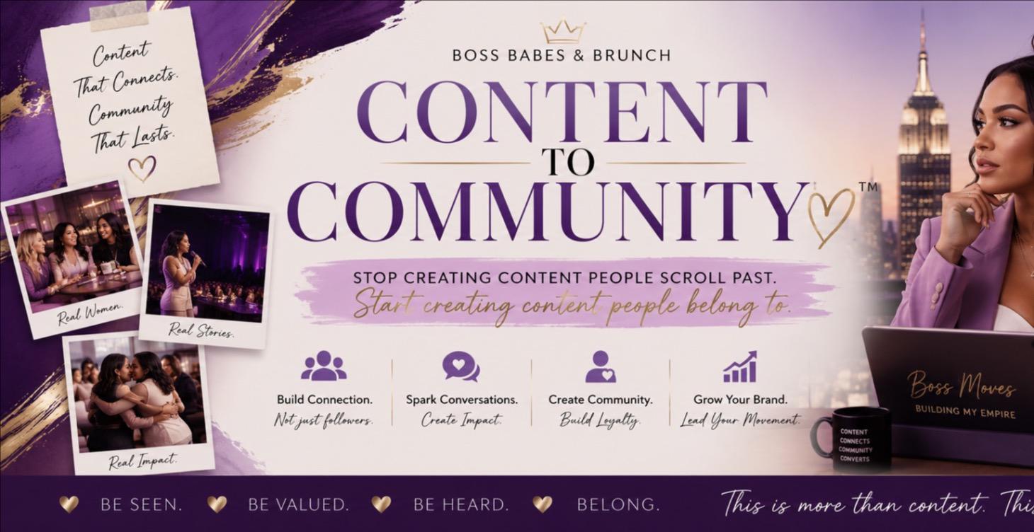 Community to connection, The SEEN Method™
