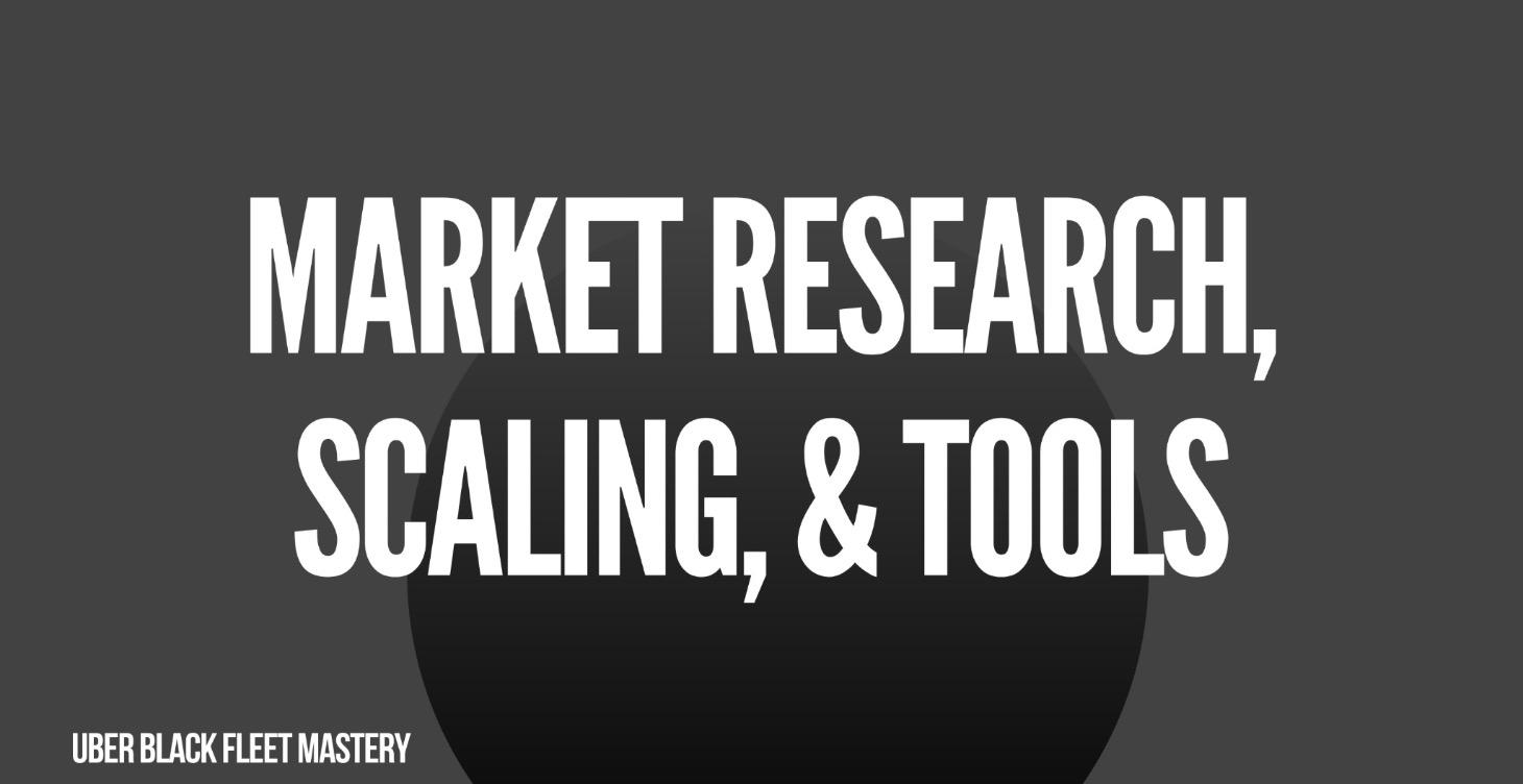 MODULE 8 —Market Research, Scaling, & Tools