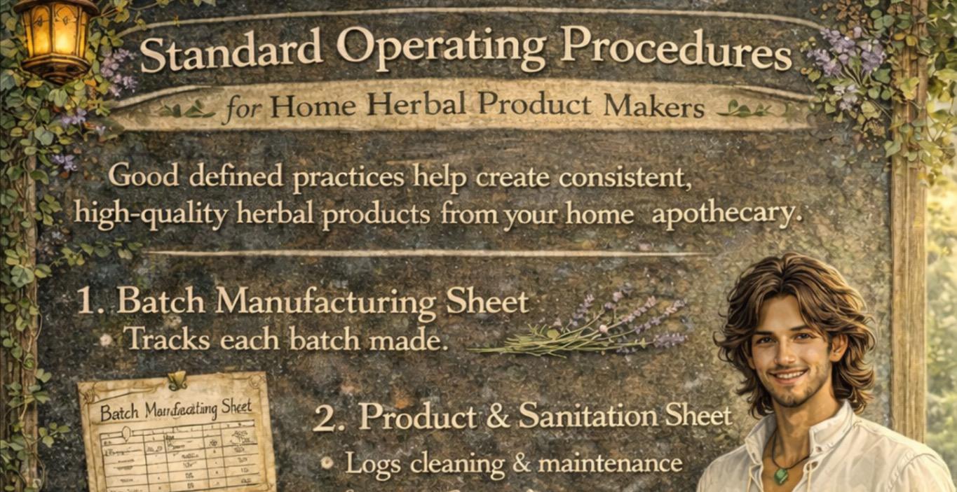 SOP Styled Sheets for Home Herbalists Pt 1