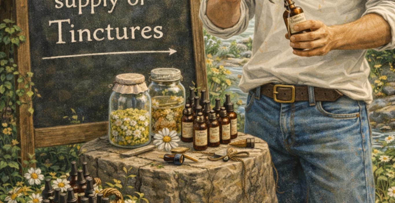 Devlin is refilling his Tincture Supply today!