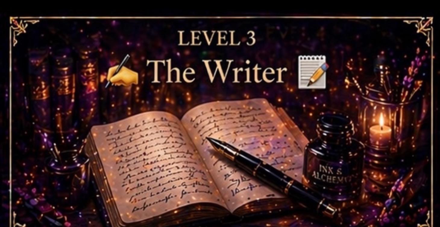 LEVEL 3 - THE WRITER