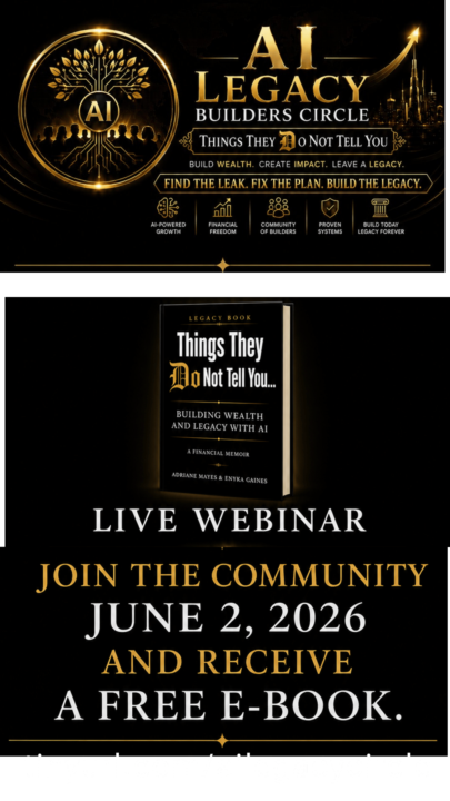 Surprise Gift: Things They Do Not Tell You: See You LIVE June 2, 2026 @ 4:00pm EST  
