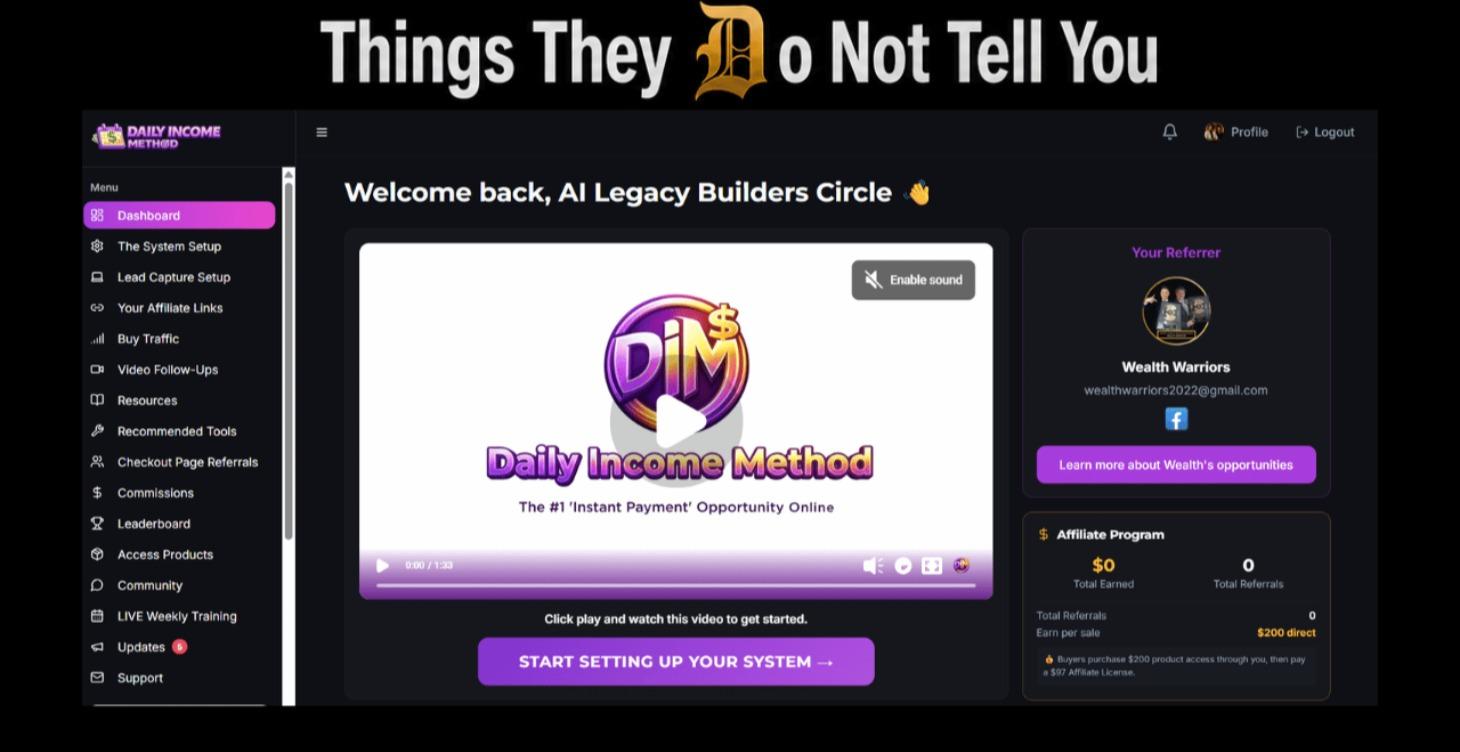 Daily Income Method  Mack Mills