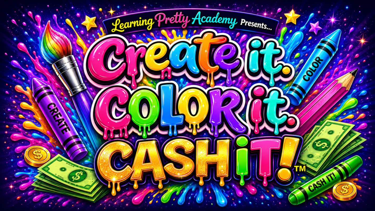 Create it.Color it.CASH iT!™️