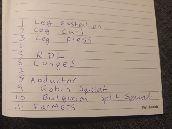1st Gym session done! And feel super !💪🦵 