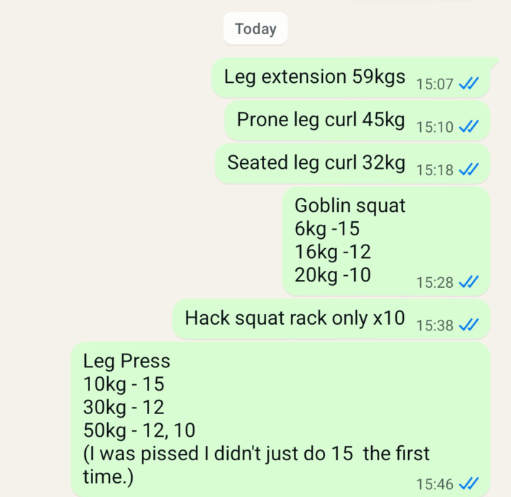 Things you can say in the gym...