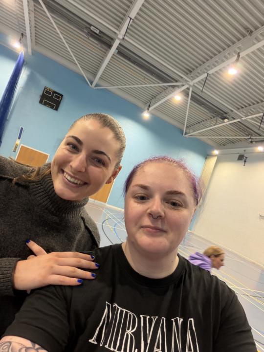 Met a netball celeb 