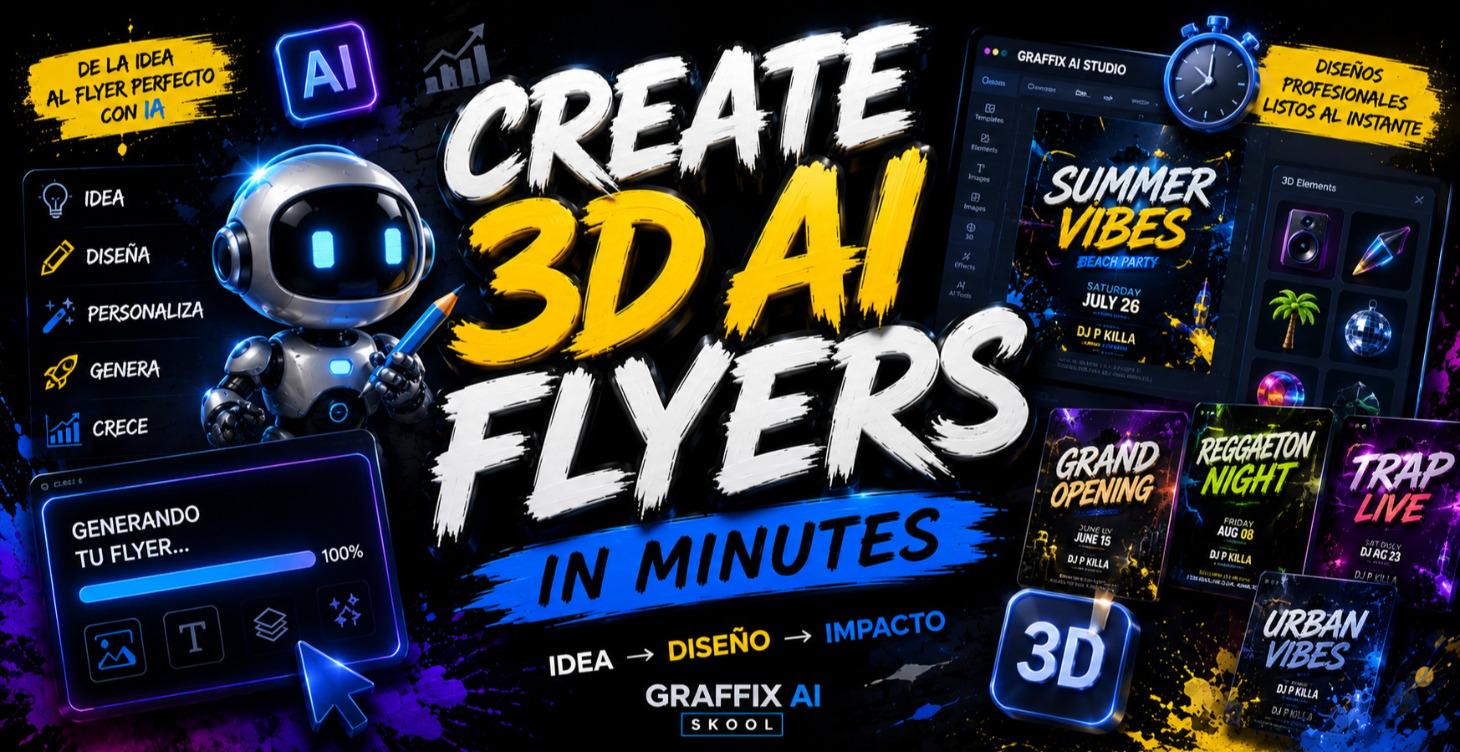 How to Create 3D Ai Flyers In Minutes!