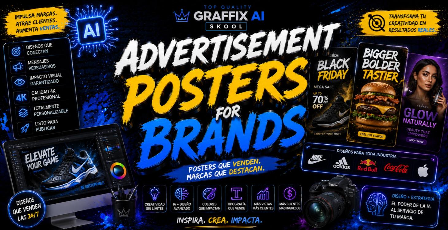 Advertiement Posters for Any Restaurant