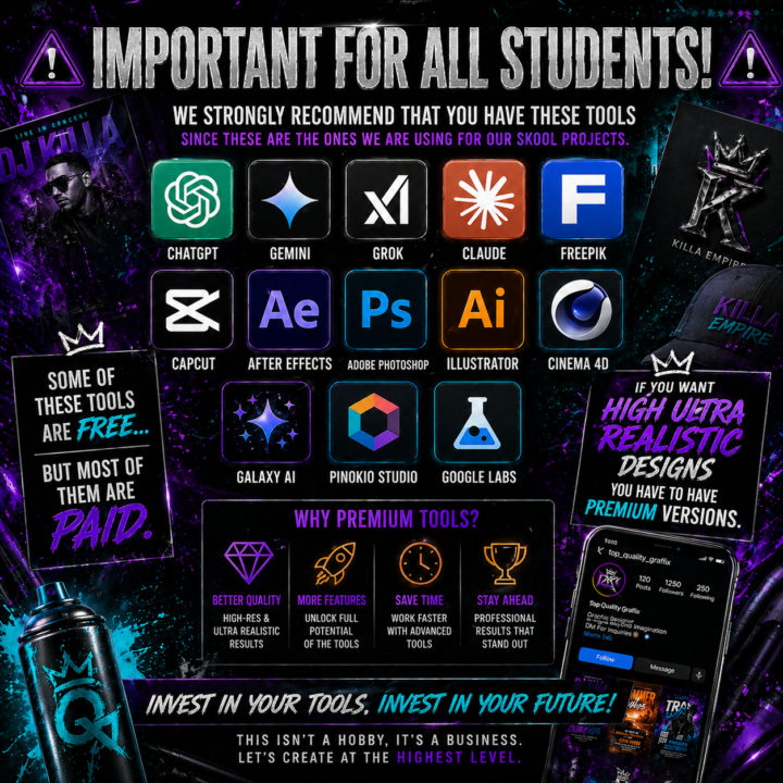 ⚠️ IMPORTANT FOR ALL STUDENTS ⚠️ (BEFORE YOU START)