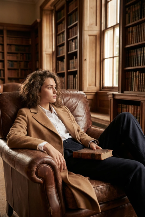 👚 New Fashion Set: Aristocratic Library Fashion Editorial