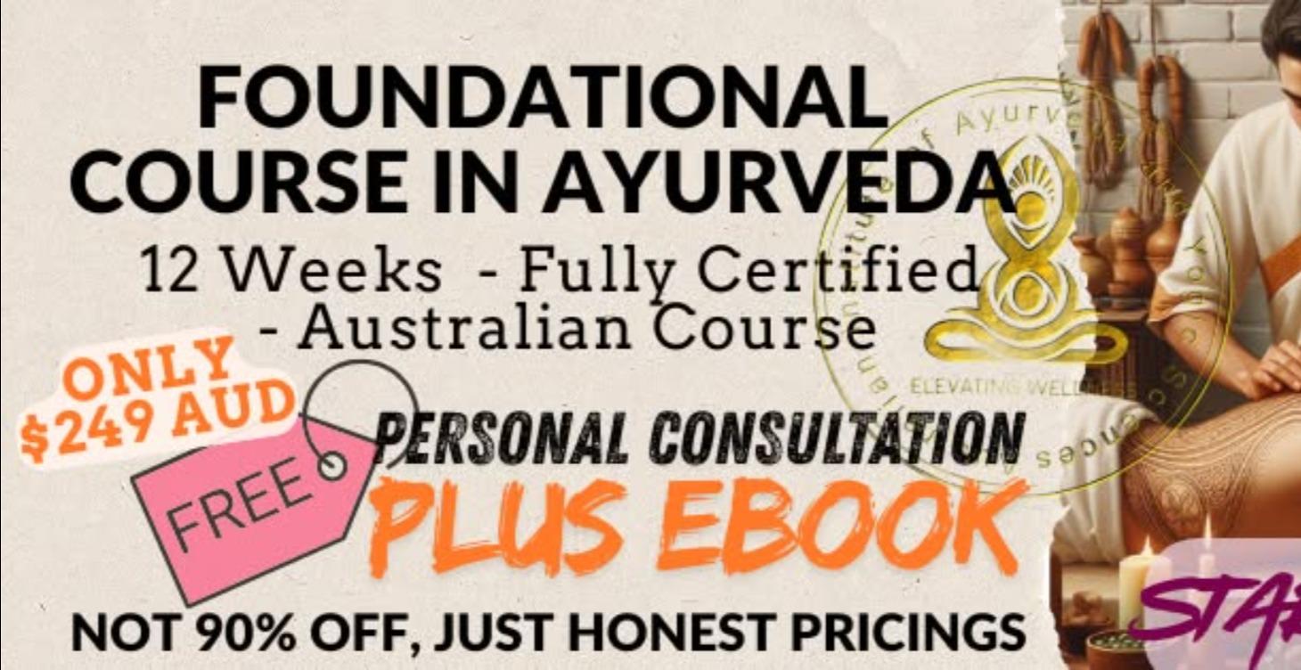 Foundation Course in Ayurveda