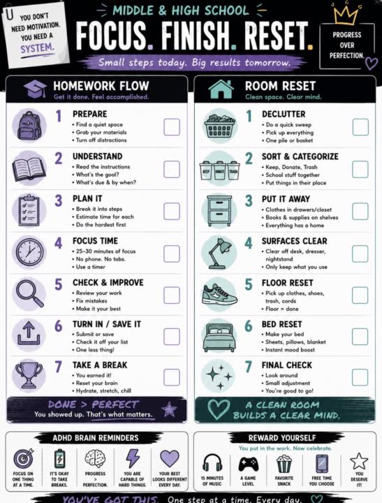 💜 Free ADHD Printable
