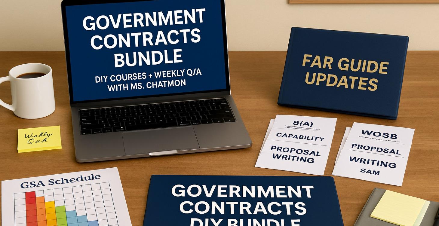 GOVCON Master DIY Class and Q/A Support