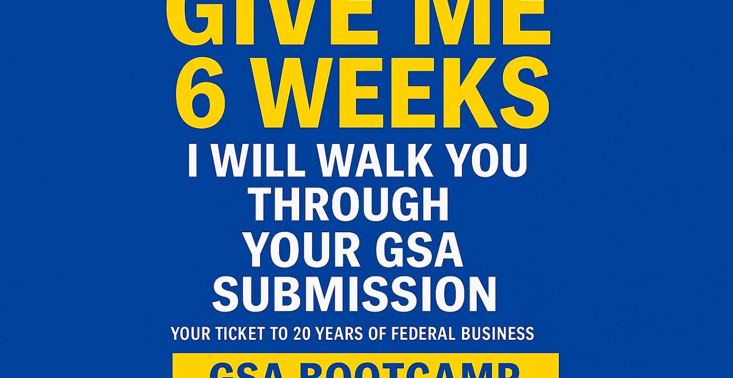 Bootcamp GSA Schedule