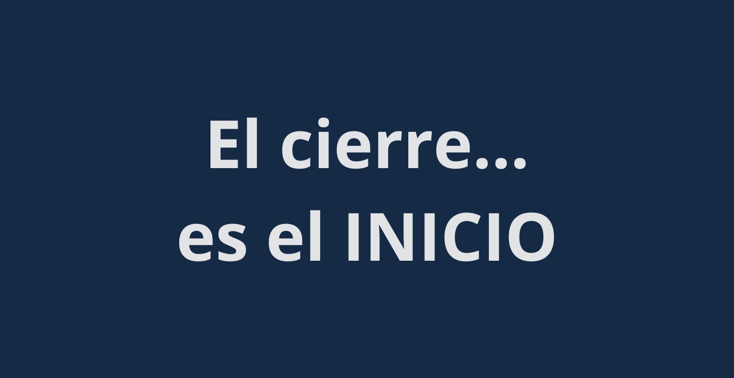 ¡Logré cerrar! ¿Qué sigue?