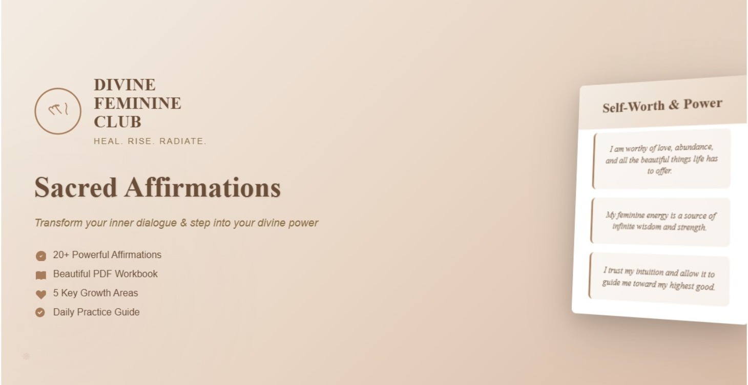 Divine Feminine Club Affirmations