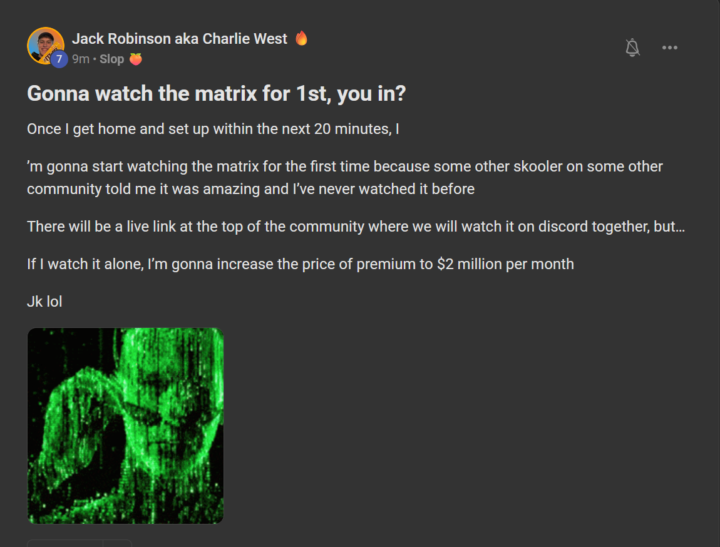 He will begin to believe