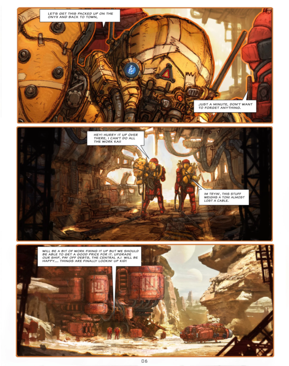 Vision Sharing # 3 : Comic style for Manden Oath