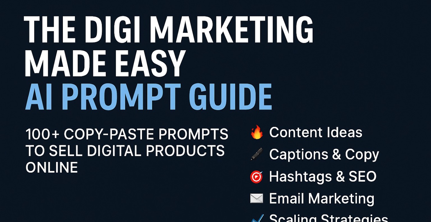 The Digi Marketing Made Easy AI Prompt Guide